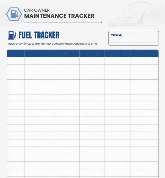 Ultimate Car Maintenance Tracker 🚗
