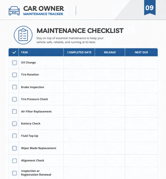 Ultimate Car Maintenance Tracker 🚗