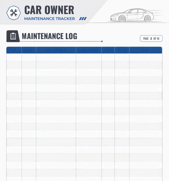 Ultimate Car Maintenance Tracker 🚗